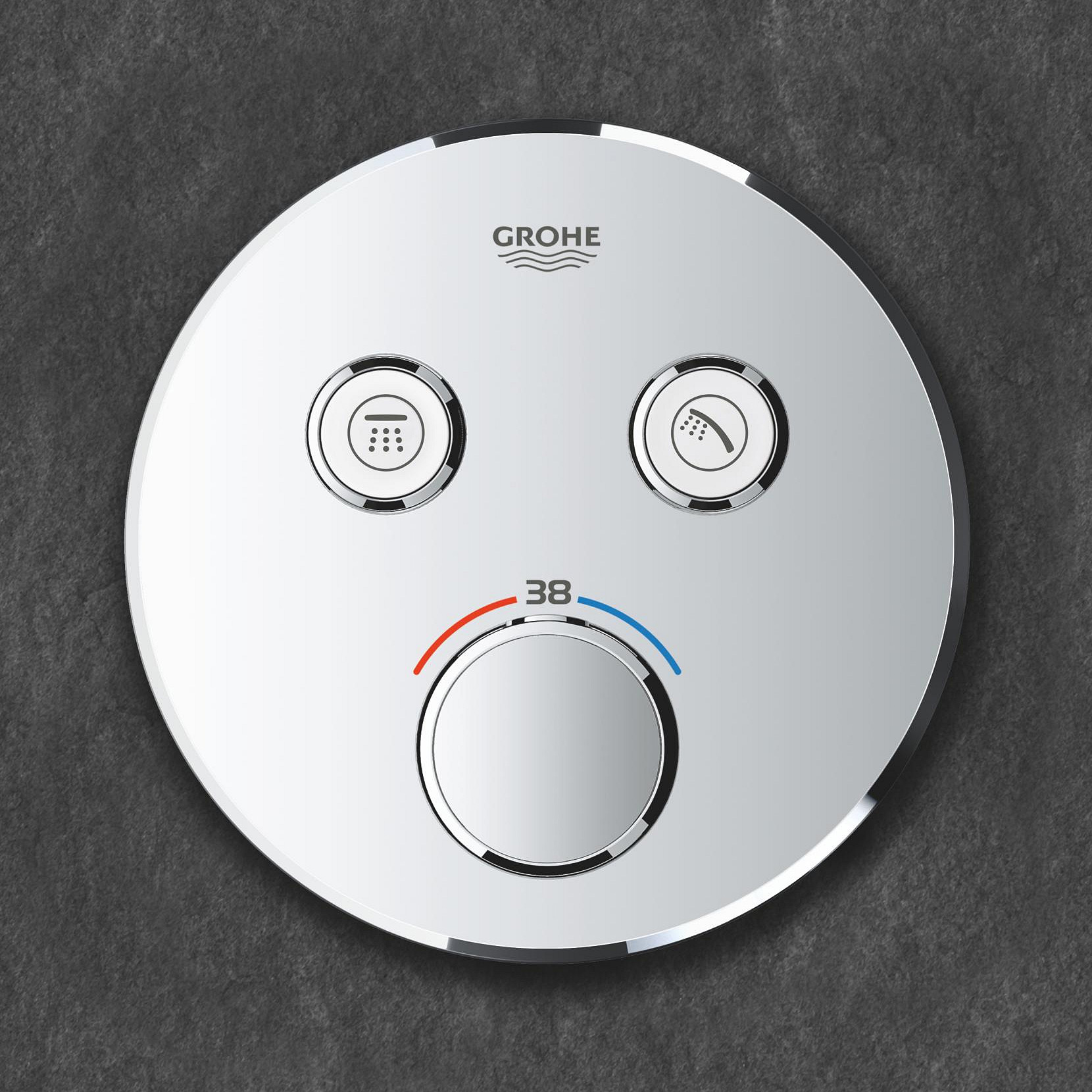 Grohe Grohtherm SmartControl bateria wannowo-prysznicowa podtynkowa termostatyczna chrom 29119000 - Wysyłka w 24h