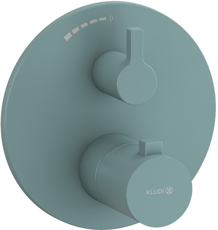 Kludi Nova Fonte Puristic bateria prysznicowa podtynkowa termostatyczna morski mat 20885O315