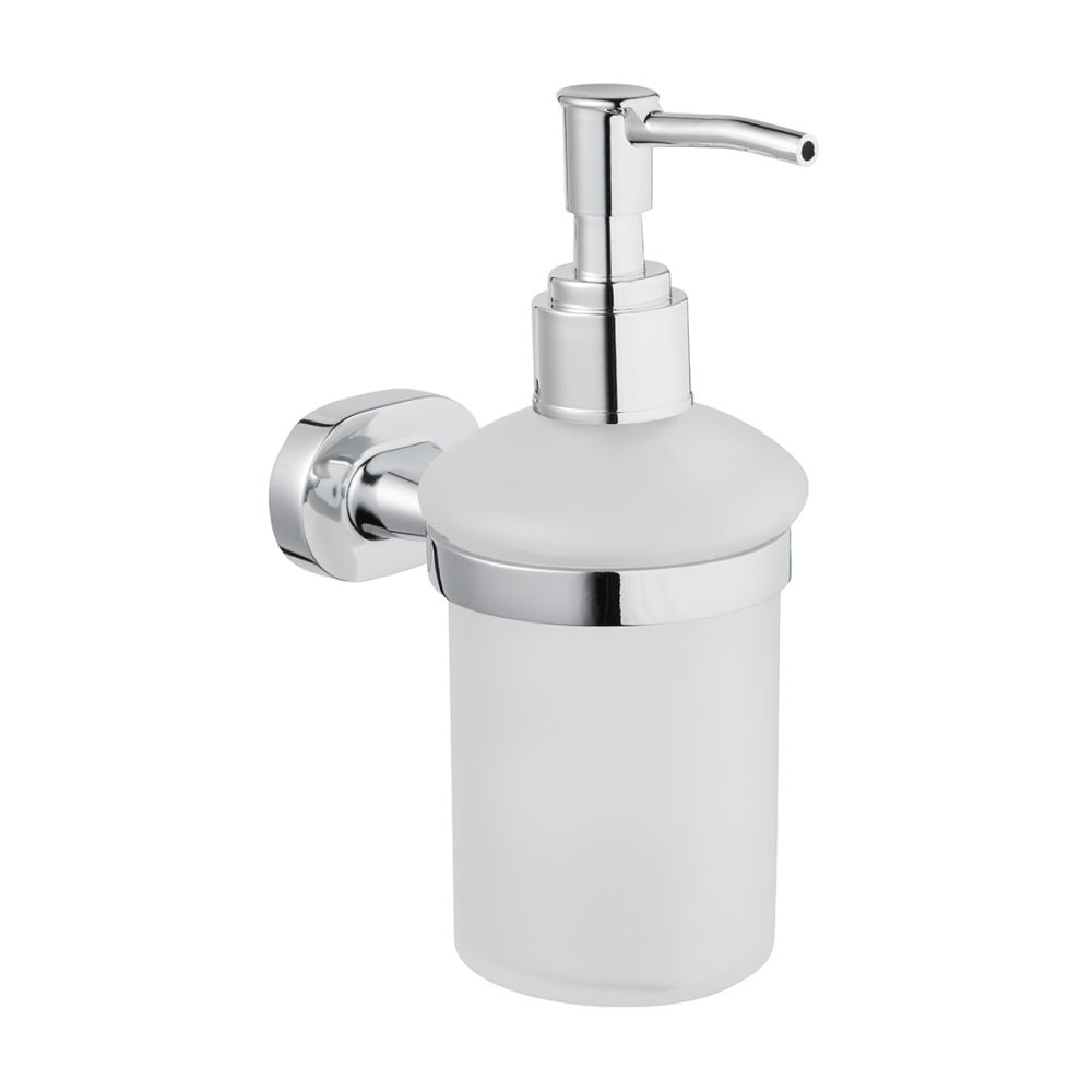 BISK Go dozownik do mydła 250 ml ścienny chrom 07031 - Wysyłka w 24h