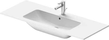 Duravit ME by Starck umywalka 123x49 cm prostokątna meblowa biała 233612AA00