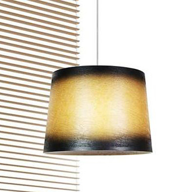 Candellux Sandy lampa wisząca 1x60W czarny/żółty 31-29850