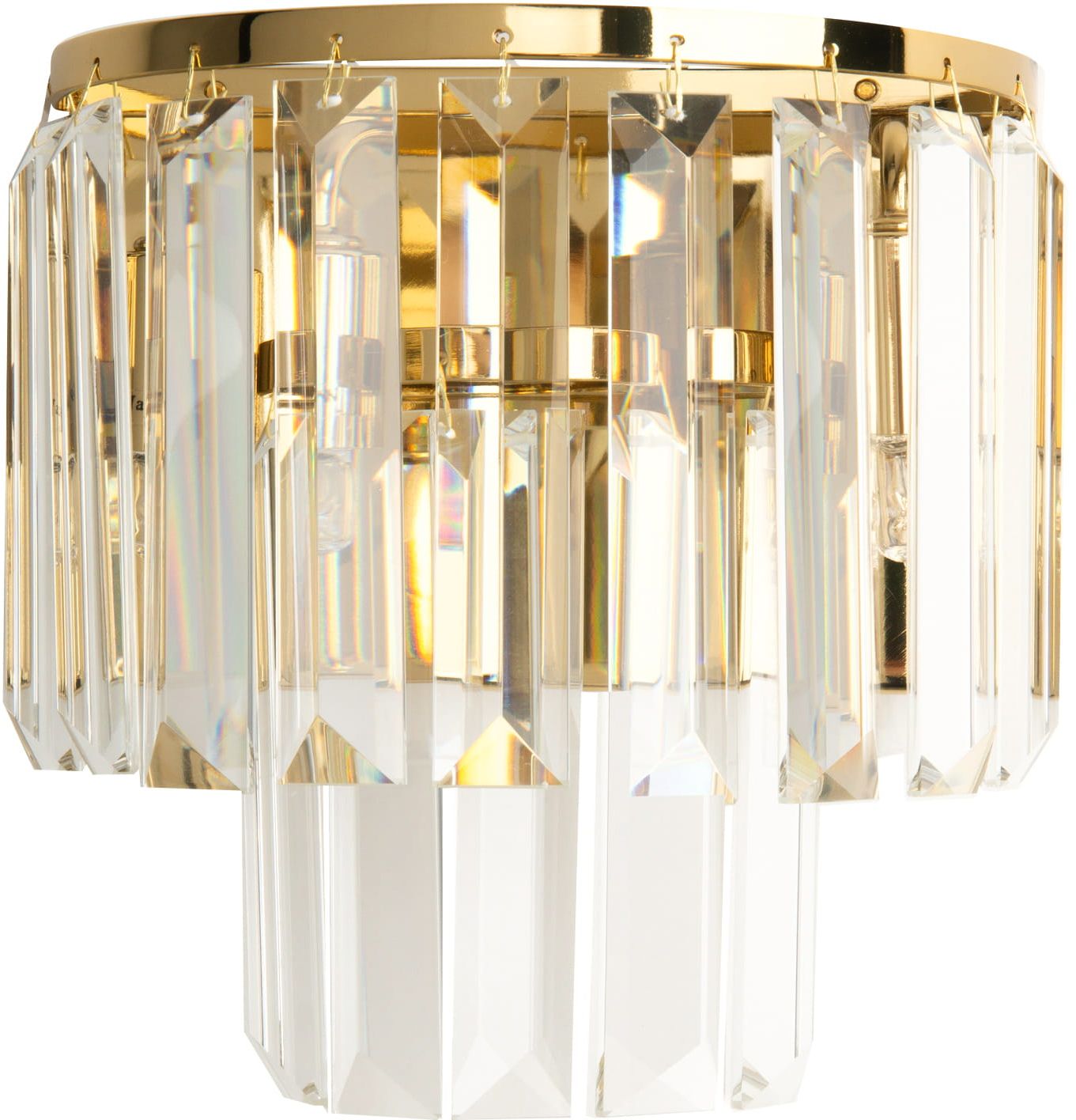 MaxLight Monaco kinkiet 2x40W złoty W0288 - Wysyłka w 24h