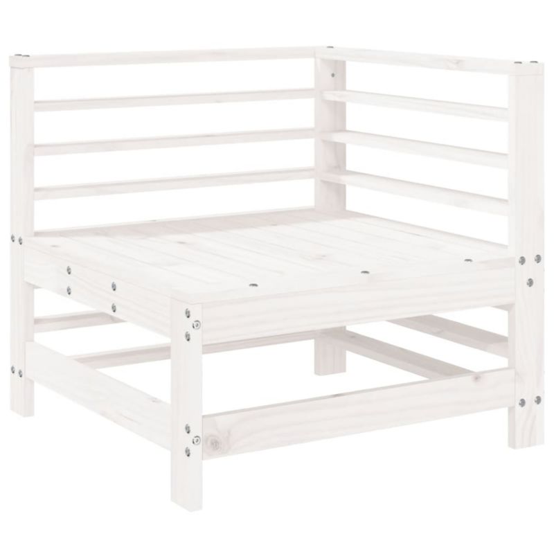 Sofa ogrodowa WaszeMeble z drewna biała WM-825605 1 szt.