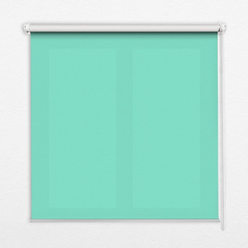 Roleta Wzorzysta Tulup 120x140 cm Turkusowy Montaż do ściany/sufitu 1 szt.