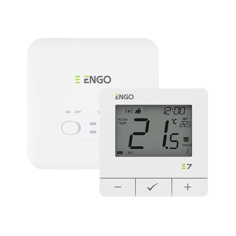 E7-RFW programowalny bezprzewodowy regulator temperatury biały ENGO 1 szt.