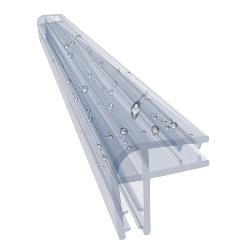 Uszczelka prysznicowa KYCT DK09 6-7 mm do szyby 200 cm transparentna PVC 1 szt