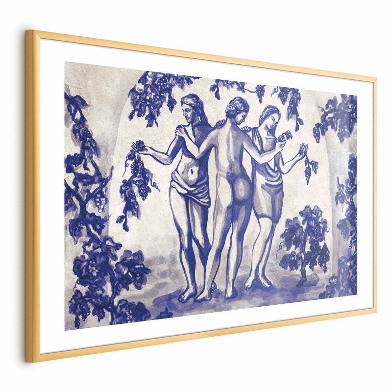 Plakat Artgeist Antyczna winnica 60x40 cm z ramą złotą 1 szt