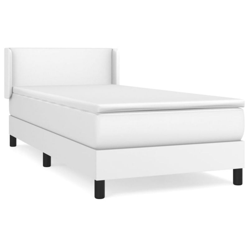 Łóżko kontynentalne WaszeMeble 90x200 cm białe WM-3130638 1 szt.