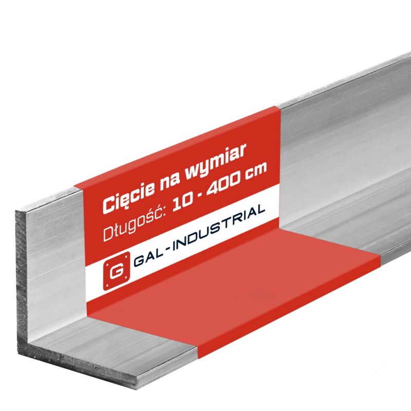 Kątownik Aluminiowy GAL-INDUSTRIAL 30x30x5mm 190cm Aluminium EN6060 PA38+Cięcie na wymiar 1 szt.