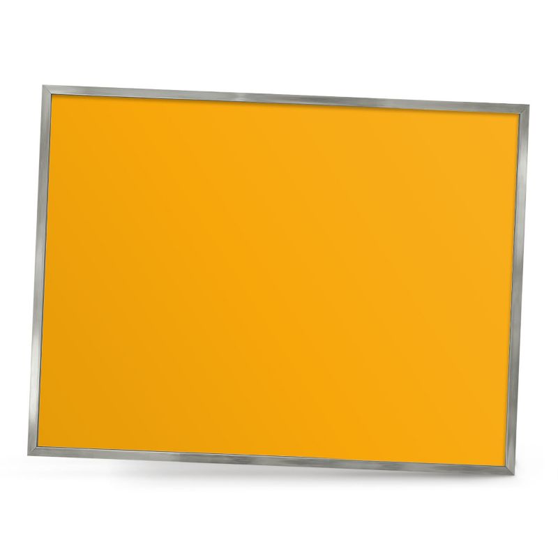 Tablica magnetyczna ozdobna ArtPrintCave 80x60 Żywy pomarańczowy w srebrnej ramie 1szt