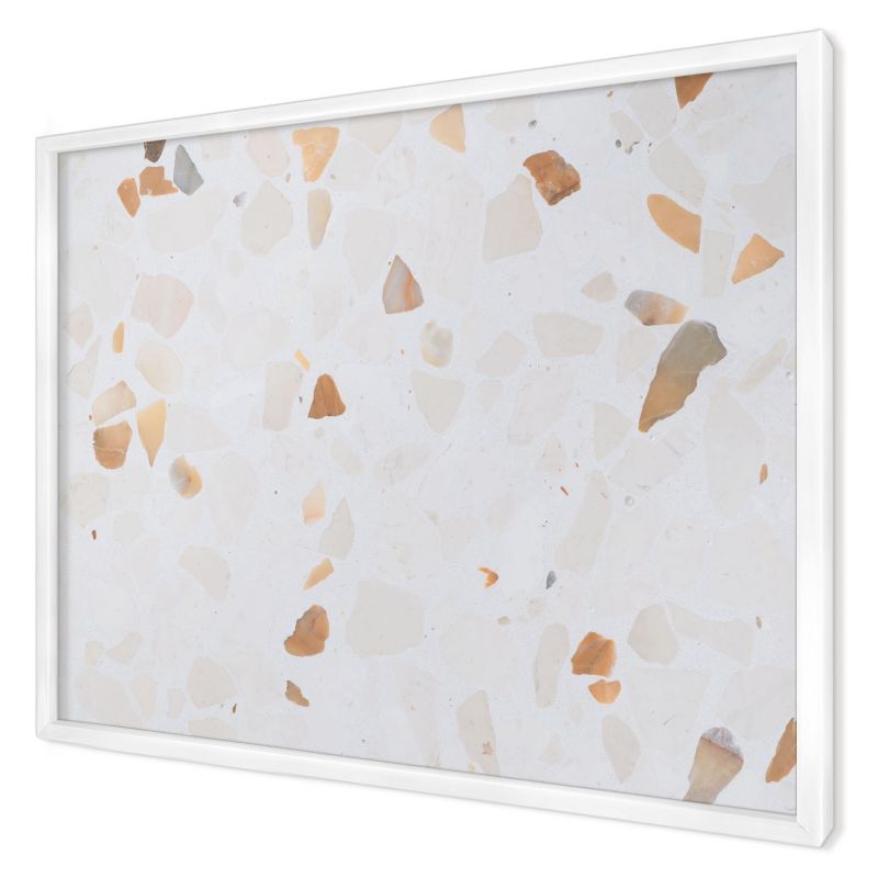 Tablica magnetyczna ozdobna Wallfluent 70x50 Ciepła mozaika w białej ramie 1szt