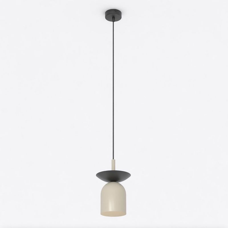 Lampa wisząca Emibig EGO beżowa 1xE14x15W IP20 wym:120x11x11cm - 1 szt.
