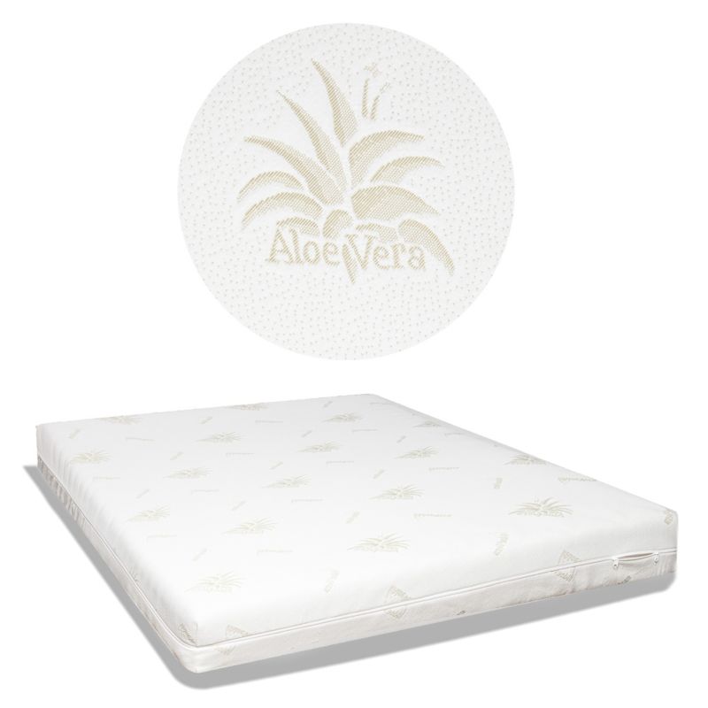 Pokrowiec na materac na zamek Kam-Pol aloevera 90x200x16 1 szt.