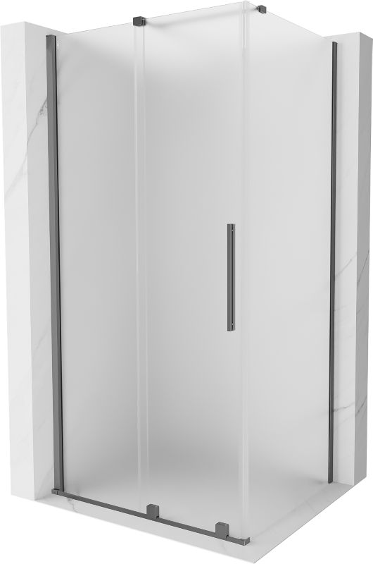 Kabina prysznicowa Mexen Velar rozsuwana 90 x 120 cm szron gun metal 1 szt.