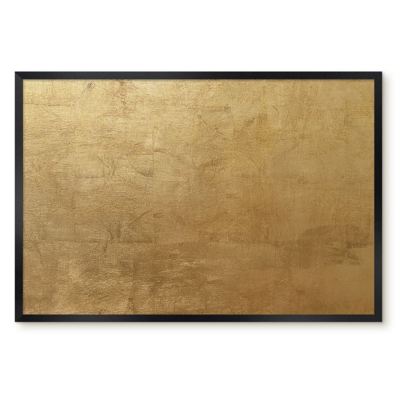 Tablica Na Magnesy Z Podróży Tulup 60x40 cm Żółta tekstura - Czarna rama Do salonu, sypialni 1 szt.