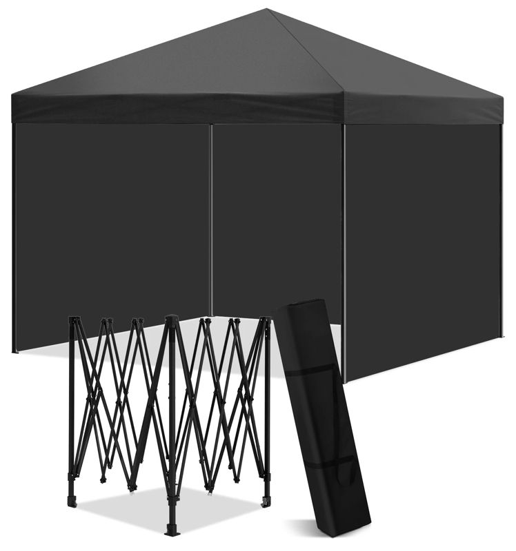 Pawilon Namiot ogrodowy handlowy Heckermann 3x3m Ciemny szary 1szt