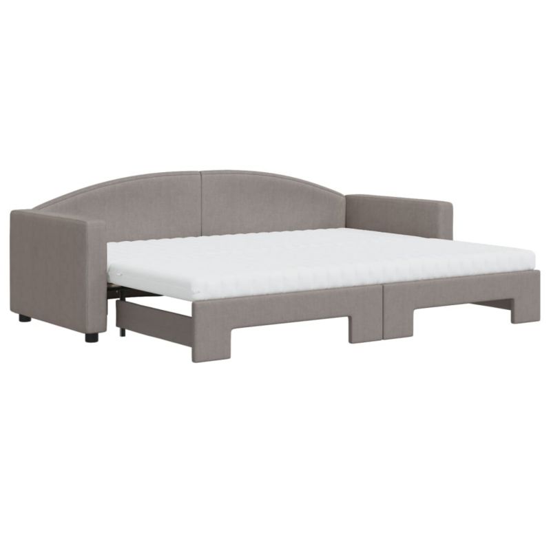 Sofa rozkładana WaszeMeble 80x200 cm Taupe tkanina WM-3197204 1 szt.