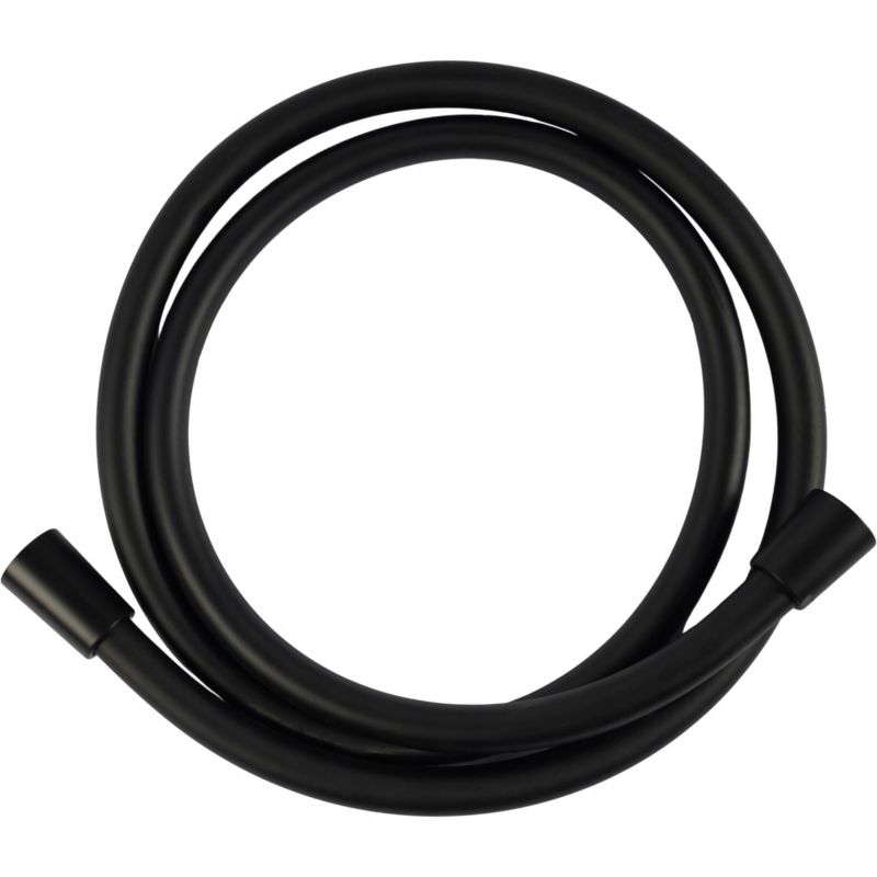 Wąż prysznicowy Sepio 125 cm PVC czarny 1 szt.