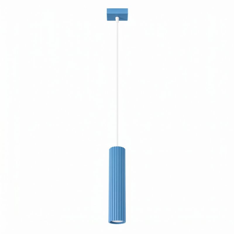 Lampa wisząca KARBON 1 błękitna Sollux Lighting 1 szt.
