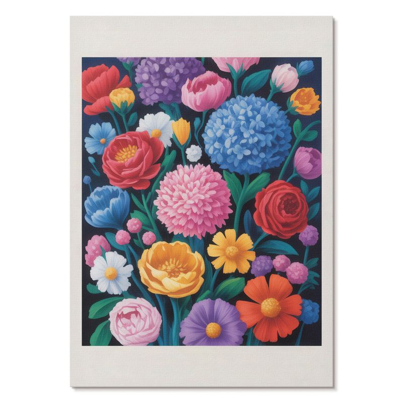 Plakat na Ścianę Tulup 29,7x42 cm (A3) Kwiaty tęczy Do salonu, sypialni, biura 1 szt.