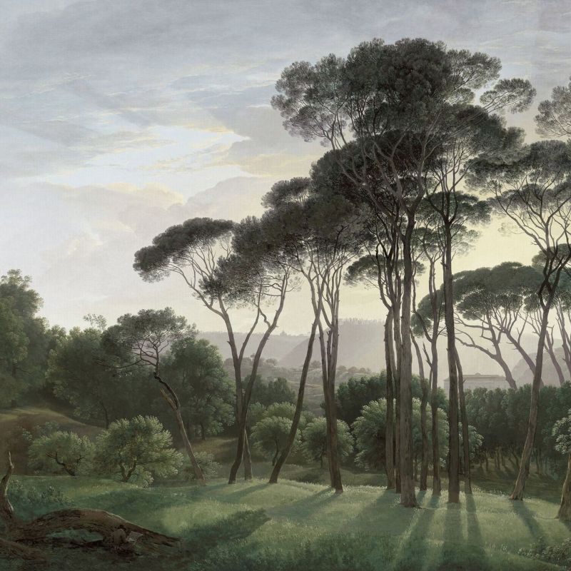 fototapeta Sanders & Sanders włoski krajobraz zielonym 371 x 280 cm - 1 rol.