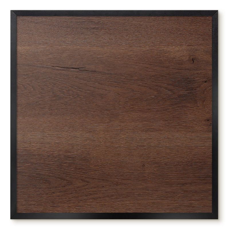 Tablica Na Magnesy Z Wakacji Tulup 50x50 cm drewno brązowe - Czarna rama Do salonu, sypialni 1 szt.