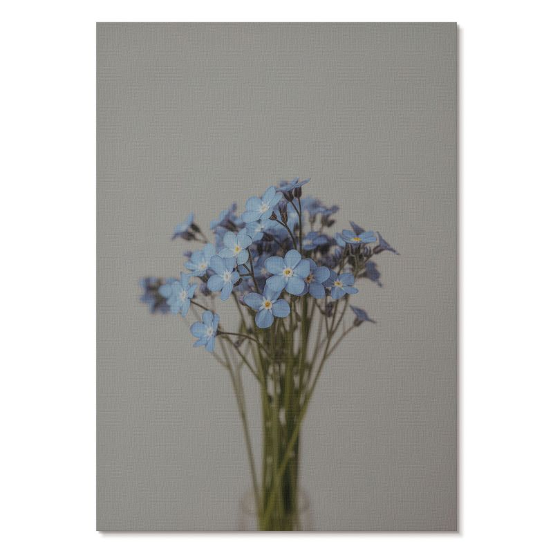 Plakat na Płótnie Tulup 59,4,x84 cm (A1) Niebieskie kwiaty Do sypialni, salonu, biura 1 szt.