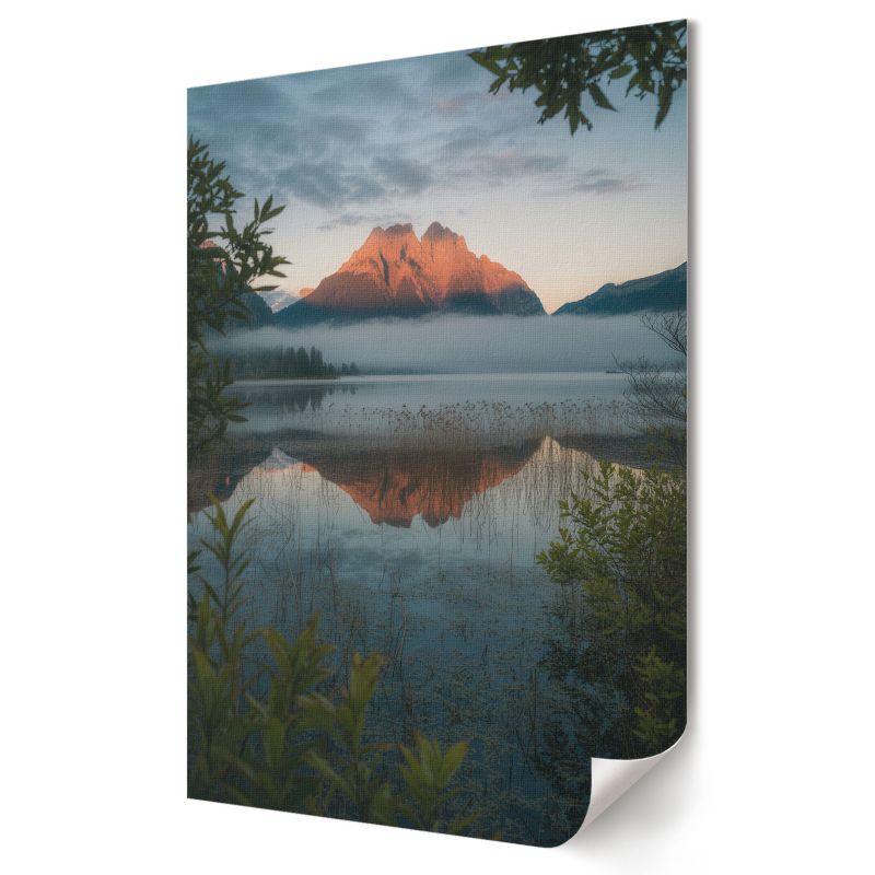 Plakat canvas Wallfluent Format A2 Górskie jezioro Artysta Luna 1 szt.