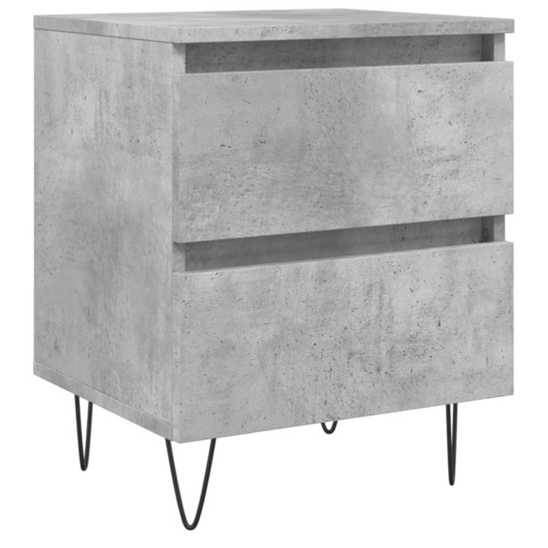 Szafka nocna WaszeMeble betonowy szary WM-826884 1 szt.