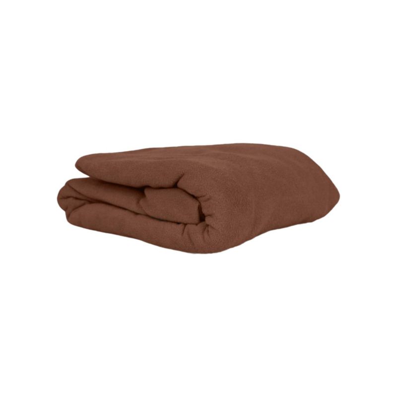 Prześcieradło gumka jersey KAM-POL bawełna premium 180x210 brąz 1 szt.