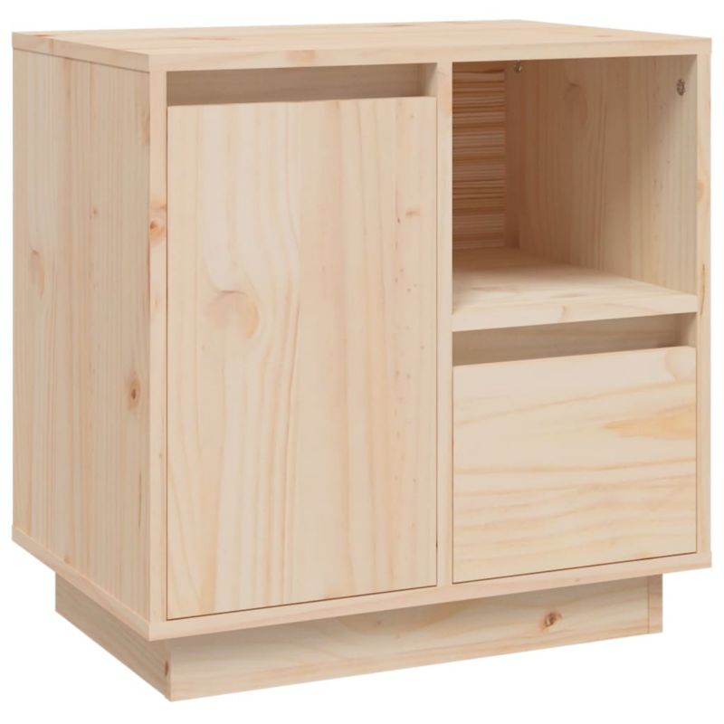 Szafka nocna WaszeMeble sosnowa brązowa WM-814479 1 szt.