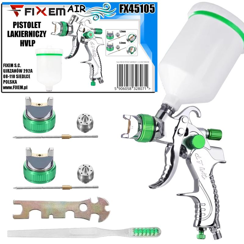 PISTOLET LAKIERNICZY 1.3 2.0 HVLP FIXEM AIR Fixem 1szt.