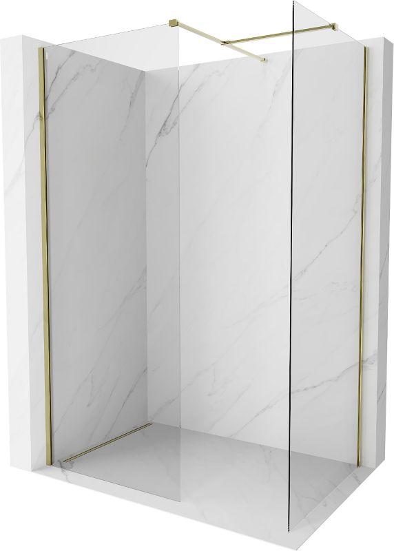 Ścianka prysznicowa Mexen Kioto-X złota 130x110 cm 800-130-202-50-00-110-X 1 szt.