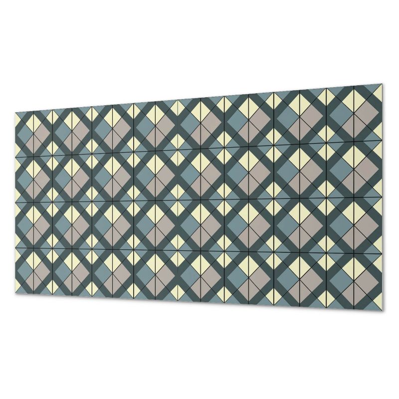 Panel Winylowy Ścienny ArtPrintCave 100x50 cm Geometryczny wzór w kratkę 1 szt.