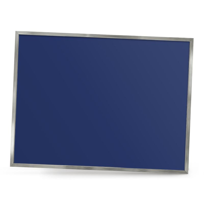 Tablica magnetyczna ozdobna ArtPrintCave 80x60 Żywy granatowy w srebrnej ramie 1szt