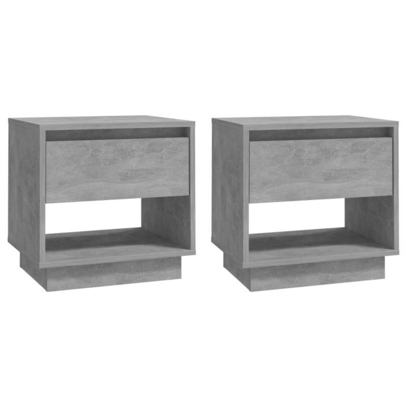 Szafki nocne WaszeMeble betonowy szary WM-809521 2 szt.