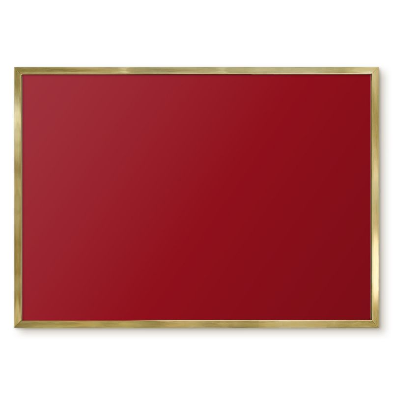 Tablica Magnetyczna W Ramie Tulup 70x50 cm Jasny bordowy - Złota rama Do salonu, sypialni 1 szt.