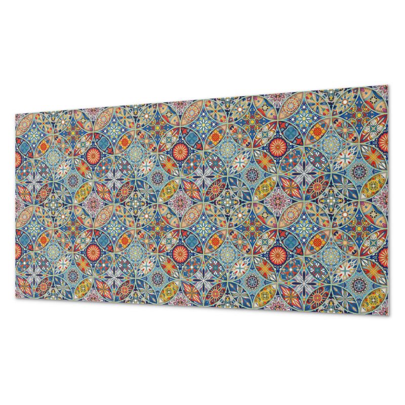 Winylowy Panel Z Grafiką ArtPrintCave 120x60 cm Wielokolorowy wzór mandali 1 szt.