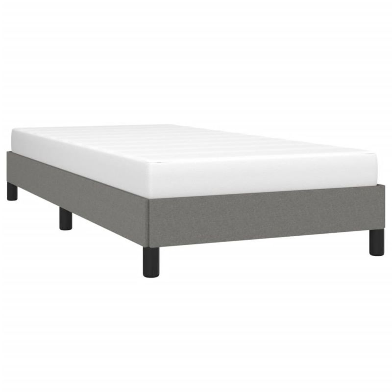 Łóżko tapicerowane WaszeMeble 90x190 cm ciemnoszare WM-346681 1 szt.