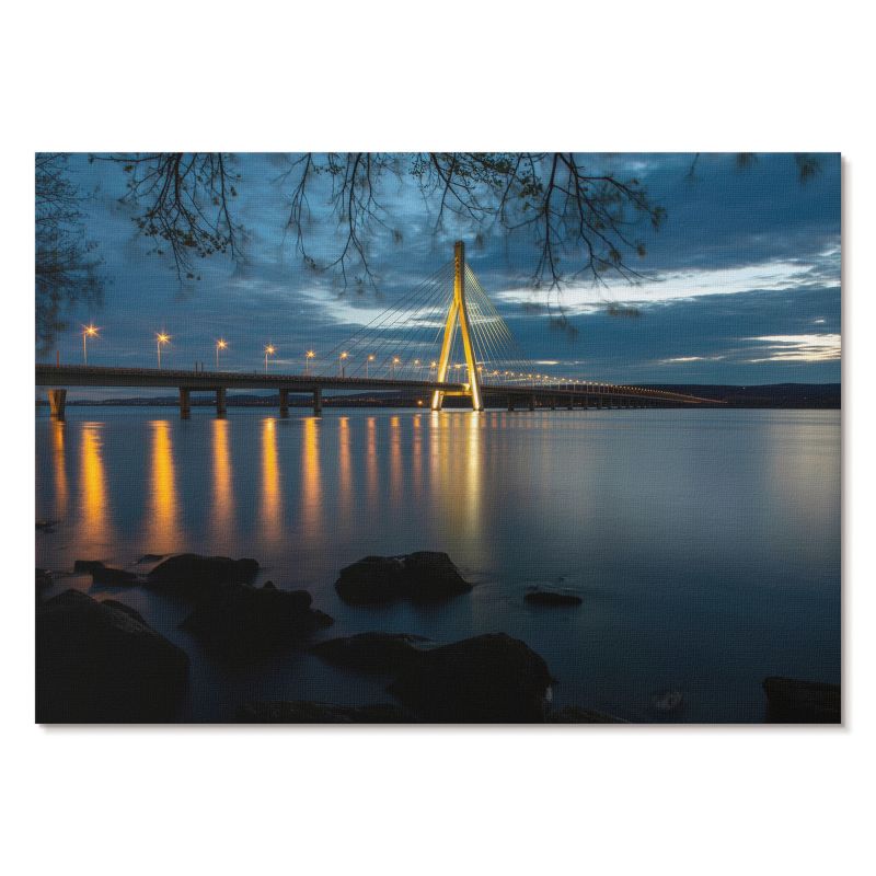 Plakat na Ścianę Tulup 59,4x42 cm (A2) Nocny most Do salonu, biura, sypialni 1 szt.