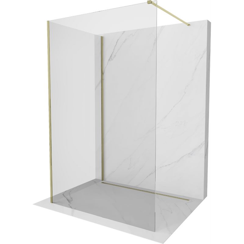 Ścianka prysznicowa Mexen Kioto transparent złoty 135x120 cm 800-135-212-50-00-120 1 szt.