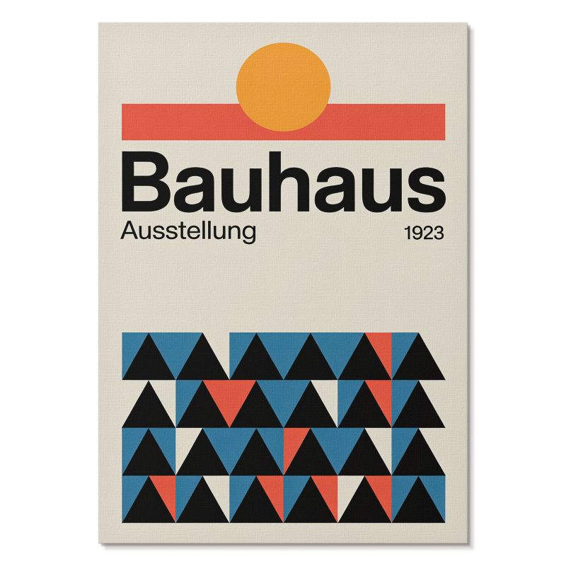 Plakat na Płótnie Tulup 21x29,7 cm (A4) Bauhaus geometria Do salonu, biura, przedpokoju 1 szt.