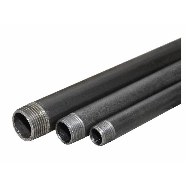Rura gwintowana 15 x 400 mm czarna