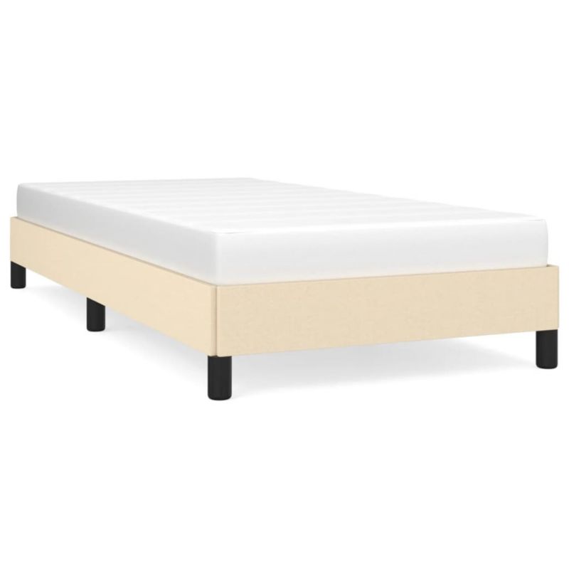 Łóżko tapicerowane WaszeMeble 90x190 cm kremowa WM-346685 1 szt.