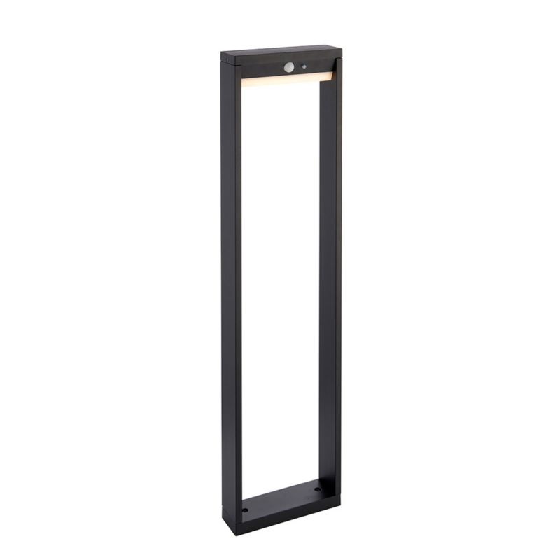 Lampa ogrodowa stojąca prostokątna Endon DANNAH czarno-biała LED 5,88W biały ciepły 3000K 320lm IP44 wym:80x20x6cm - 1 szt.
