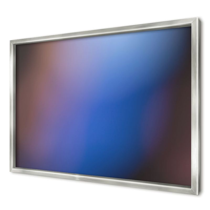 Tablica magnetyczna ozdobna Wallfluent 60x40 Kolory równowagi w srebrnej ramie 1szt