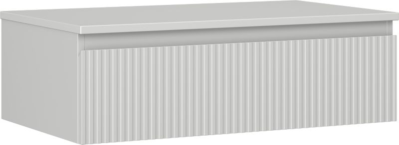Szafka łazienkowa podumywalkowa Mexen Rivel szara mat 80 cm 1 szuflada 1 szt.
