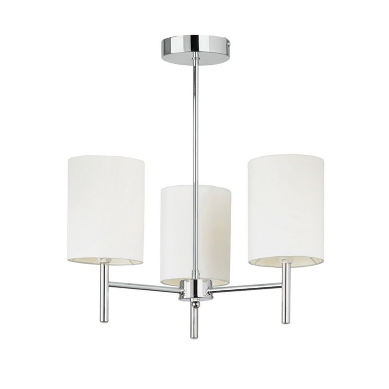 Lampa wisząca Endon BRIO chromowana 3xE14x15W IP20 wym:46,5x50x50cm - 1 szt.