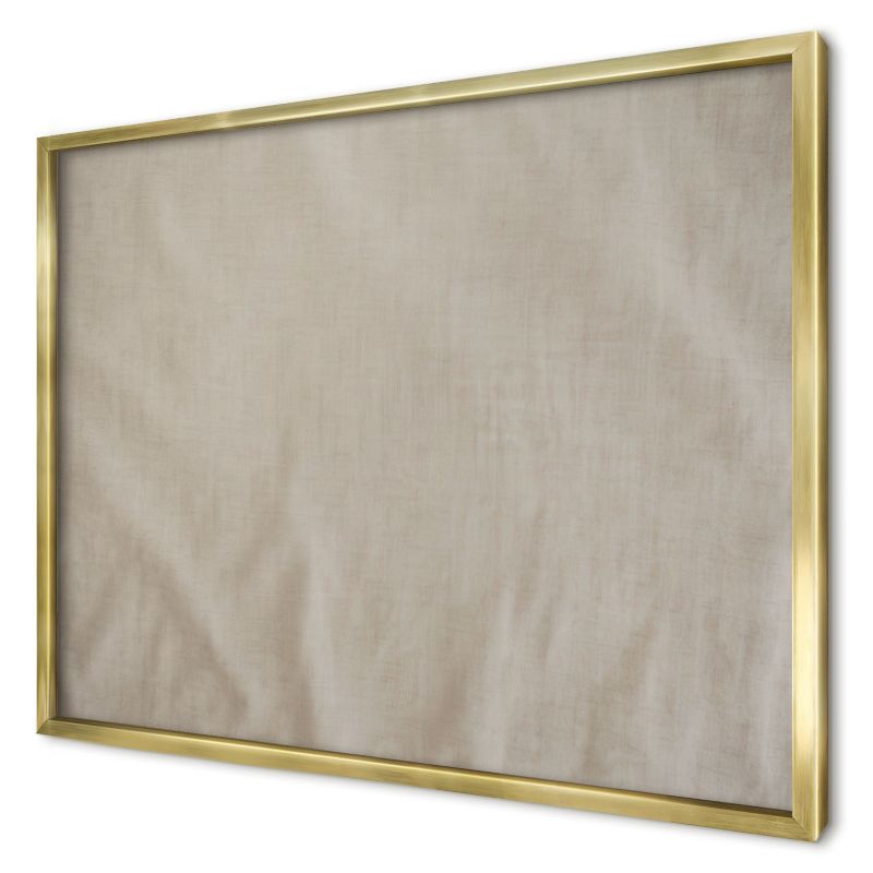 Dekoracyjna tablica magnetyczna Wallfluent 70x50 Beżowy spokój w złotej ramie 1szt