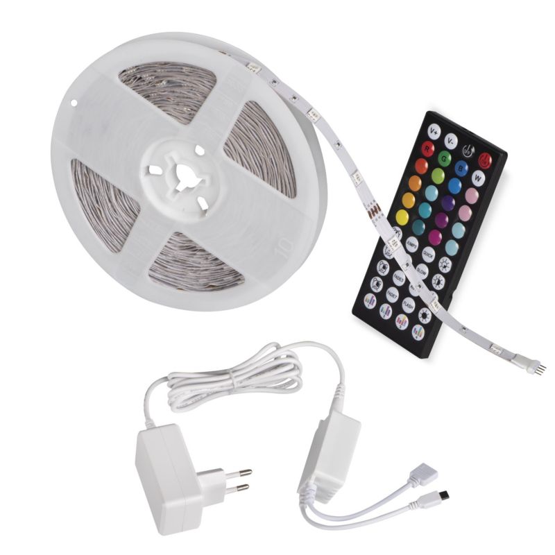 Taśma LED LL LED 10M SET RGB 66812 LightLogic Bluetooth aplikacja pilot 1 szt.